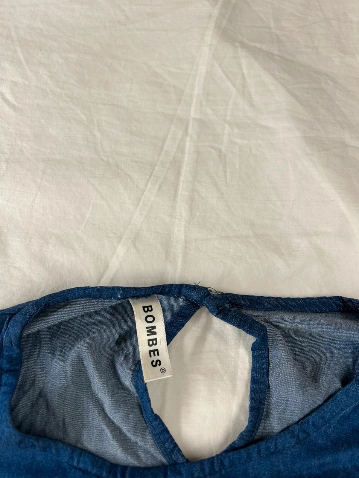 Vestido azul marinho vintage bombes – photo 7